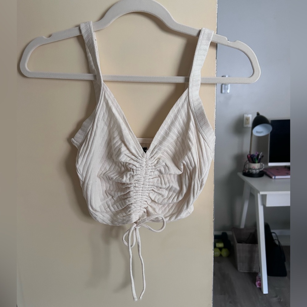 Urban Outfitters Out From Under Small Ivory Rocuhed Top